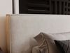 GRAINGOLD Monaco Doppelbett 140x200, Polsterbett mit Bettkasten und Kopfteil, Velour-Stoff, Beige Bild 5