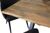 Esstisch Baumkante Massiv Mango naturfarben 220 x 100 schwarz X-Gestell Tiger 136790401 Bild 3
