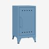 Bisley Fern Mini Ablageschrank, rechtsseitig öffnend, mit einem festen Fachboden, aus hochwertigem, nachhaltigem Stahl hergestellt, 16 mm große Design Lüftungslöcher auf allen Türen, moderner und industrieller Flair, mit integrierten Füßen, H 725 x B 3... Bild 2