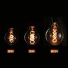 ZMH Vintage E27 LED-Glühbirne: Retro-Edison-Glühbirne G125, große dekorative Kugellampe, 4 W, warmweißes Filament, nostalgische Beleuchtung, sparsam Bild 2