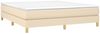 vidaXL Boxspringbett mit Matratze Creme 160x200 cm Stoff 3144188 Bild 3