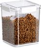 ZELLER 14777 Vorratsdose 4200 ml aus Kunststoff transparent mit Löffel, ca. 18 x 18 x 20,5 cm Bild 2