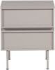 Nachttisch Tours Melamin MDF, modern mit 2 Schubladen und viel Stauraum, Sand, 51x45x42 cm Bild 3