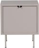 Nachttisch Tours Melamin MDF, modern mit 2 Schubladen und viel Stauraum, Sand, 51x45x42 cm Bild 5
