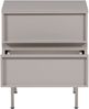 Nachttisch Tours Melamin MDF, modern mit 2 Schubladen und viel Stauraum, Sand, 51x45x42 cm Bild 4