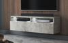 Selsey 'Rednaw' TV-Lowboard mit Schublade, Beton-Optik, 30 x 100 x 31 cm Bild 3