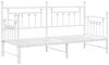 vidaXL Tagesbettrahmen Weiß 80 x 200 cm Stahl 42002678 Bild 4