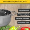KARL KRÜGER Fleischtopf Manhattan 3 Liter Ø20cm Edelstahl Bild 1