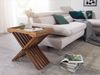 Beistelltisch MUMBAI Massivholz Sheesham Design Klapptisch Serviertablett und Tisch-Gestell klappbar Landhaus-Stil Bild 3