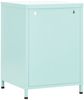 vidaXL Nachttisch Minzgrün 35x35x51 cm Stahl 336221 Bild 5