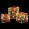 vidaXL Geschenkbox mit 60 LEDs 3 pcs Warmweiß 20 x 20 x 20 cm Acryl 42019091 Bild 5