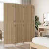 vidaXL Paravent 4-tlg. Beige Poly Rattan 365363 Bild 3