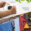 FOUORTUNATE-BEE Wäscheständer Tragbare Wäscheleine mit Kurbel, 10 m, für Camping & Reisen, Ausziehbare Outdoor-Wäscheleine rutschfest, ohne Bohren Bild 4