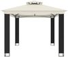 vidaXL Pavillon mit Doppeldach Creme 3,94x2,96 m Stahl 368446 Bild 4