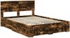vidaXL Bettrahmen mit Schubladen Raucheiche 135 x 190 cm Holzwerkstoff 3410908 Bild 4