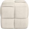 CLP Sitzhocker Forinta, hochwertiger Cordstoff, moderner Stil, bequem und elegant,creme Bild 3
