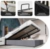 BlingBin Polsterbett Stauraumbett Beleuchtung Bettgestell (Einzelbett mit Kabellosem Laden USB C), Stauraum, 140x200cm Bild 4