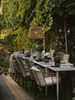 Gartenstuhl Nypon mit Armlehne aus Aluminium und Kunst-Rattan, klassisch, beige natur Bild 2