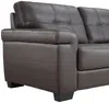 Vente-unique - Ledersofa 2-Sitzer - Braun - HAZEL Bild 4