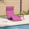 vidaXL Sonnenliege Klappbar Rosa 175x54x8,5 cm Oxford-Gewebe 4019766 Bild 3