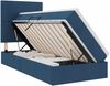 vidaXL Bett mit Stauraum und LED mit LED Blau 100 x 200 cm Polyester 3372338 Bild 2