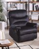 Sessel Samtstoff schwarz verstellbar ESLOV Bild 3