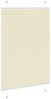 vidaXL Plissee Creme 85x100 cm Stoffbreite 84,4 cm Polyester 4015276 Bild 4