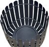 Blumenständer Metall Schwarz 71cm Pflanzenständer Modern Gittertopf Ø25 Bild 4