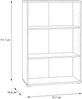 Regal >Tembi< in Artisan Eiche - 73,7x111,1x34,8cm (BxHxT) Bild 5