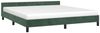 vidaXL Bettgestell ohne Matratze Dunkelgrün 180x200 cm Samt 347588 Bild 3