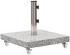 vidaXL Sonnenschirmständer Granit 30 kg Quadrat Grau 48563 Bild 2