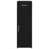 vidaXL Sideboard mit Schubladen Schwarz Eichen-Optik 30 x 42,5 x 93 cm 868751 Bild 5