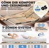 Coemo 7 Zonen Lattenrost Ergo KF 120x200 cm mit Kopf- & Fußteilverstellung Bild 3