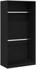 vidaXL Kleiderschrank mit Regal Schwarz Eichen-Optik 100 x 50 x 200 cm 3345115 Bild 2