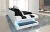 Stoff Ecksofa Apollonia L Form - Strukturstoff - dunkelgrau-weiß - Rechts Bild 4