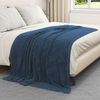 vidaXL Überwurfdecke Marineblau 150 x 200 cm Fleece 42016774 Bild 3