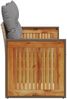 vidaXL Gartensofa mit Kissen 2-Sitzer Beige Poly Rattan 366099 Bild 5