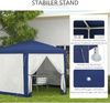 Sechseckiger Gartenpavillon mit Netzvorhängen und wasserabweisendem Dach, Metallgestell für Terrasse und Garten,H 250 x T 394 x B 341.2 cm Bild 5