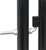vidaXL Schwarzes Einzeltor für Zäune 100 x 200 cm 141689 Bild 3