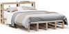 vidaXL Massivholzbett ohne Matratze 150x200 cm Kiefernholz 3306498 Bild 2