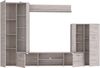 Wohnwand >BIG BANG< LED-Beleuchtung, 5 Türen, Sandeiche Dekor - 308,7x197,6x41,6cm (BxHxT) Bild 3