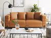 3-Sitzer Sofa Kunstleder braun GRANNA Bild 3