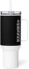 DECALVIBES Reisebecher mit Griff Classic - Schwarz , 1183 ml Bild 2