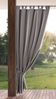 Terassenvorhang Outdoor Vorhang zum Garten Wasserfest stahl 155X260 Schlaufen Bild 2