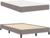 vidaXL Boxspringbett mit Matratze Taupe 120 x 200 cm Stoff 3398483 Bild 5