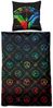Carlo Colucci Bettwäscheset Rombo - Mikrofaser - 2-teilig - 135 x 200 cm - Nero Bild 3