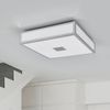 Lindby Deckenleuchten Eniola, Kunststoff Chrom IP44, 2 x 18 W Bild 3