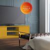 TV-Lowboard Eyecatcher - Fernseher-Tisch in Holz-Optik - HiFi-Kommode mit 2 Türen & 2 Fächern - Wohnzimmer-Möbel Orange Bild 3