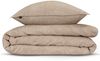 Zo! Home Cotton Bettwäsche 155x220 Paisley di Lino Sandy beige natur meliert Bild 3