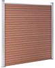 vidaXL Gartenzaun WPC 180×186 cm Braun 49066 Bild 2
